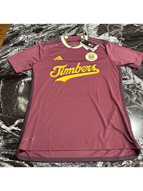 Adidas Portland Timbers 2024 Archive Jersey Size Medium IN4288 NWT $100